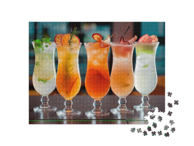 Puzzle 1000 Teile „Cocktails und Erfrischungsgetränke“