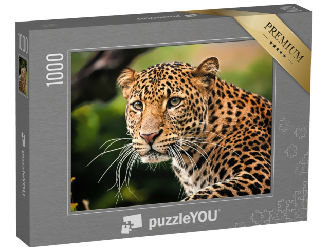 Puzzle 1000 Teile „Das Porträt des Javaleoparden“