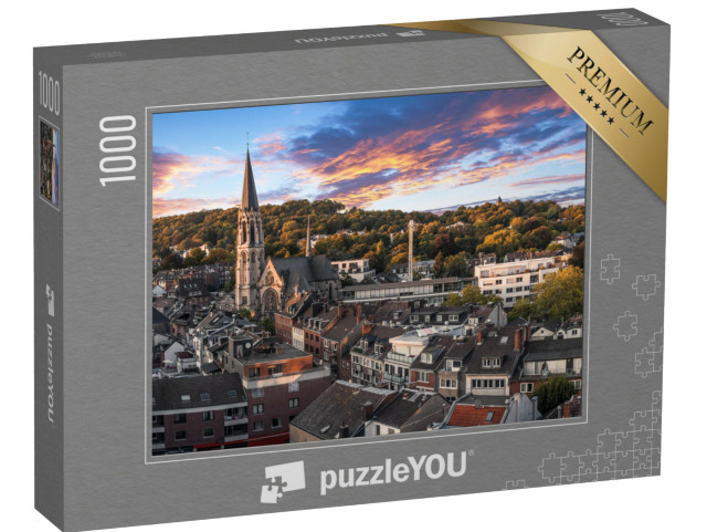 Puzzle 1000 Teile „Panoramablick auf den Lousberg in Aachen, Deutschland“