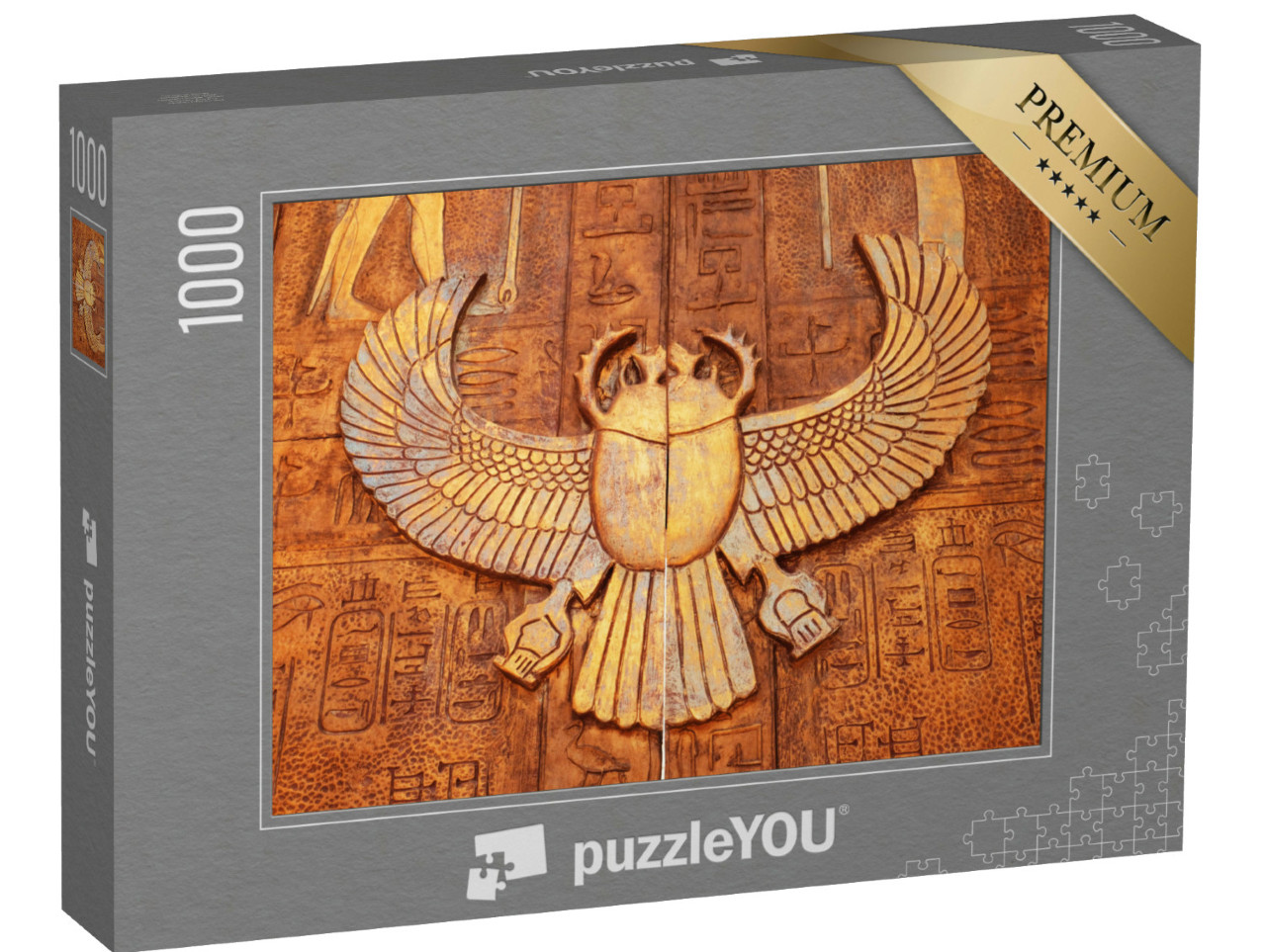 Puzzle 1000 Teile „Altägyptisches Tor in den Pyramiden, Ägypten“