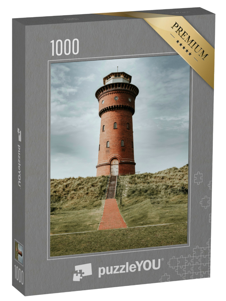 Puzzle 1000 Teile „Alter Leuchtturm auf der Insel Borkum“
