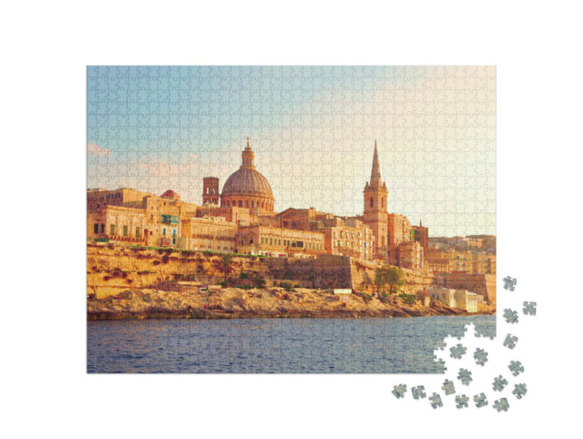 Puzzle 1000 Teile „Valletta, Hauptstadt von Malta“