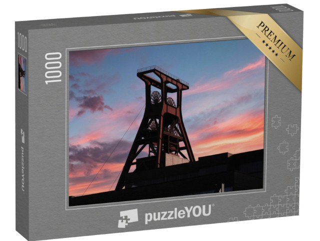 Puzzle 1000 Teile „Förderturm der Zeche Zollverein, Essen, Deutschland“