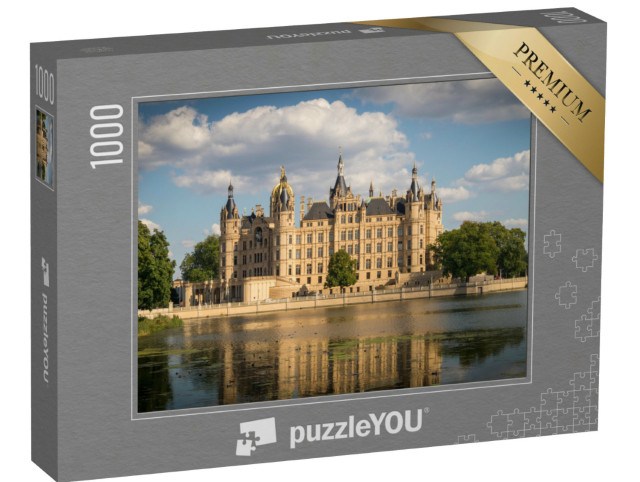 Puzzle 1000 Teile „Beeindruckendes Schweriner Schloss“