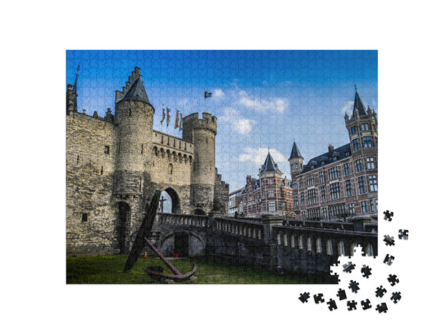 Puzzle 1000 Teile „Antwerpen in Belgien“