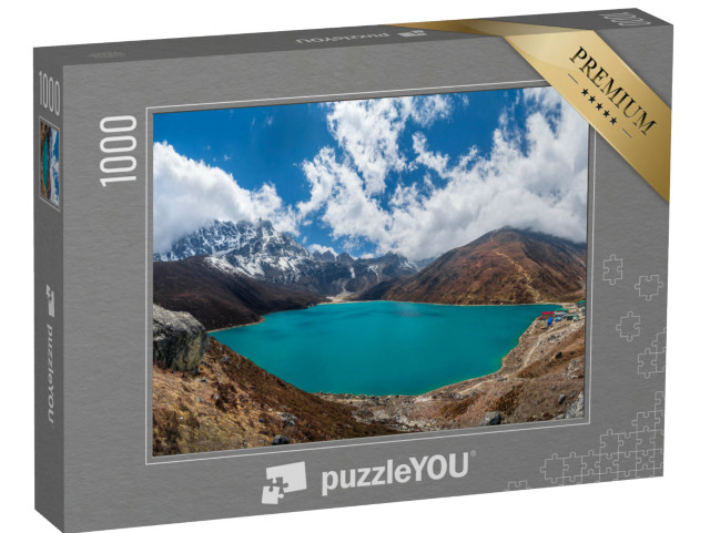 Puzzle 1000 Teile „Wunderschöner Gokyo See und das Dorf Gokyo, Nepal “