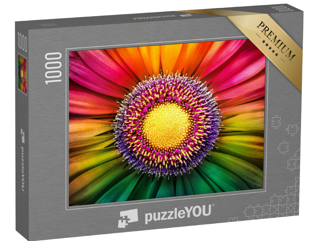 Puzzle 1000 Teile „Gerbera - Makrofotografie“