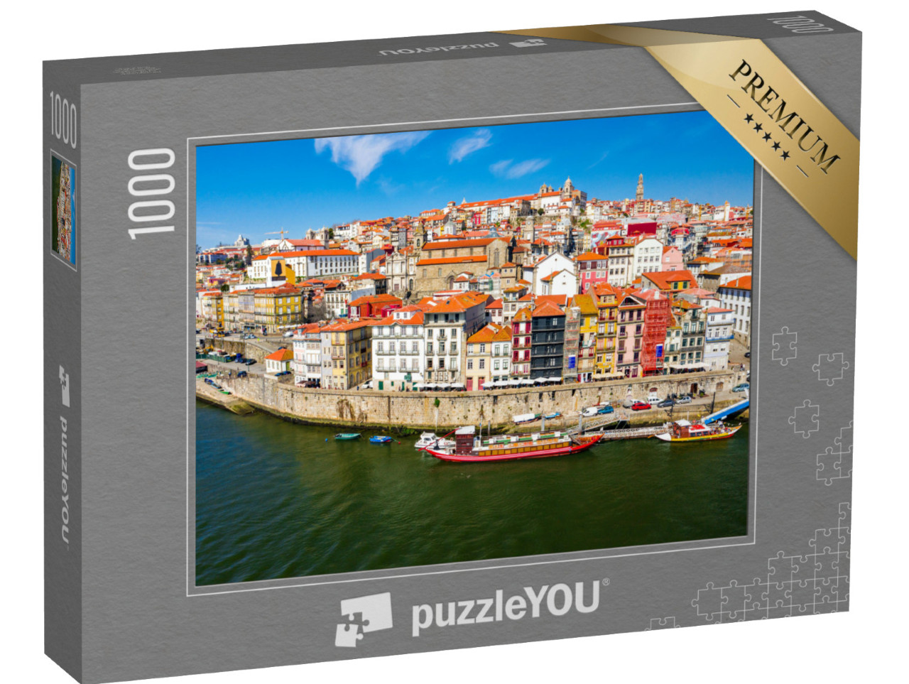 Puzzle 1000 Teile „Porto, UNESCO-Weltkulturerbe, Portugal“