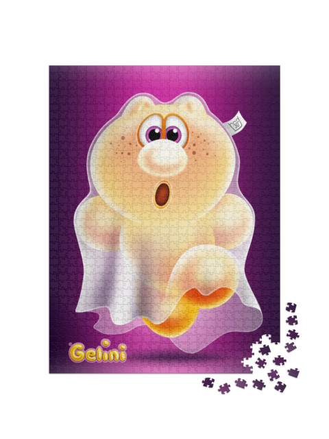 Puzzle 1000 Teile „Gelini Halloween Dott“