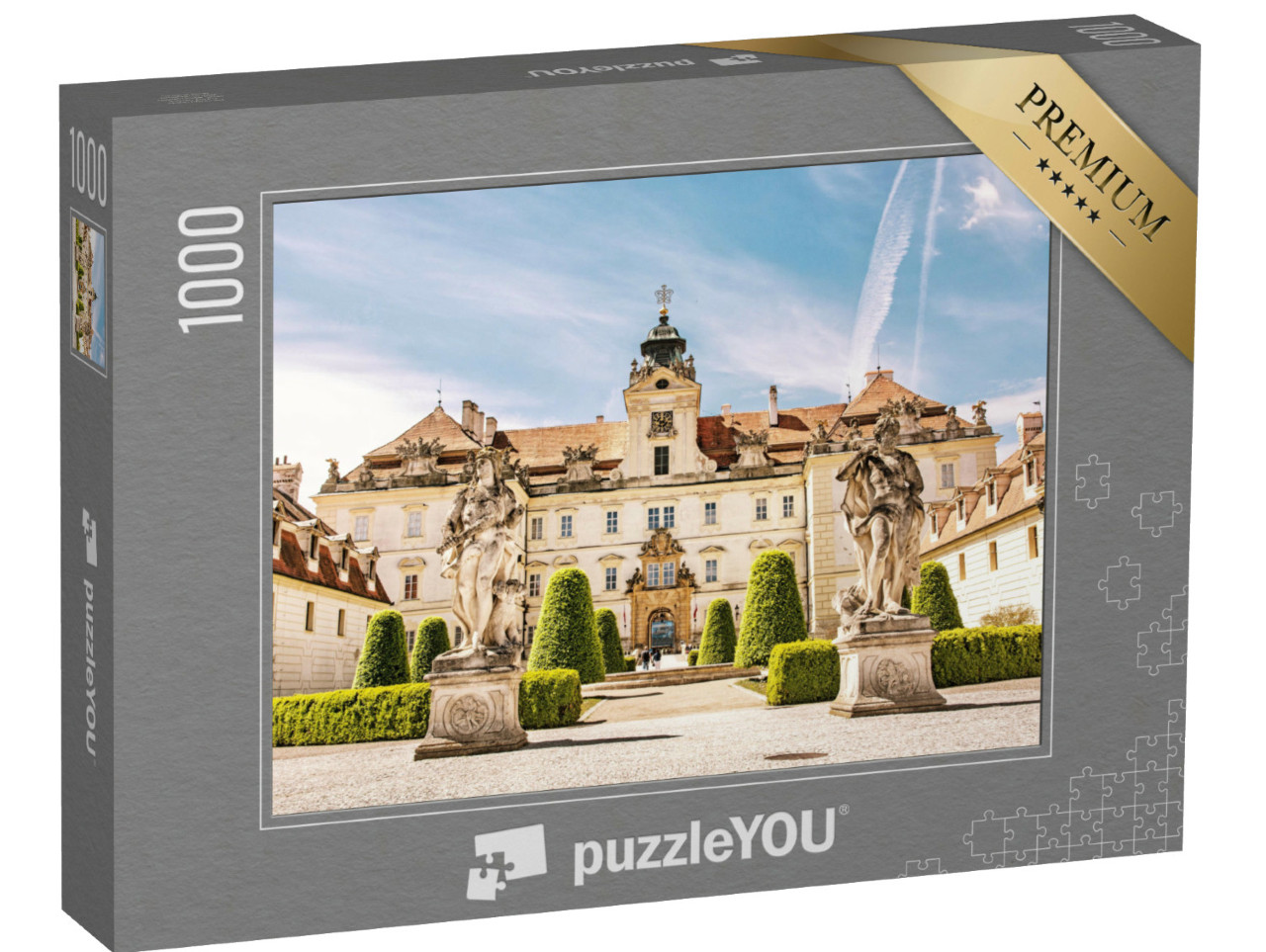 Puzzle 1000 Teile „Barockresidenzen von Valtice, Mitteleuropa“
