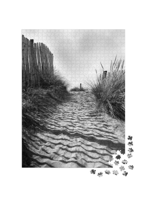 Puzzle 1000 Teile „Sandweg zum Strand “