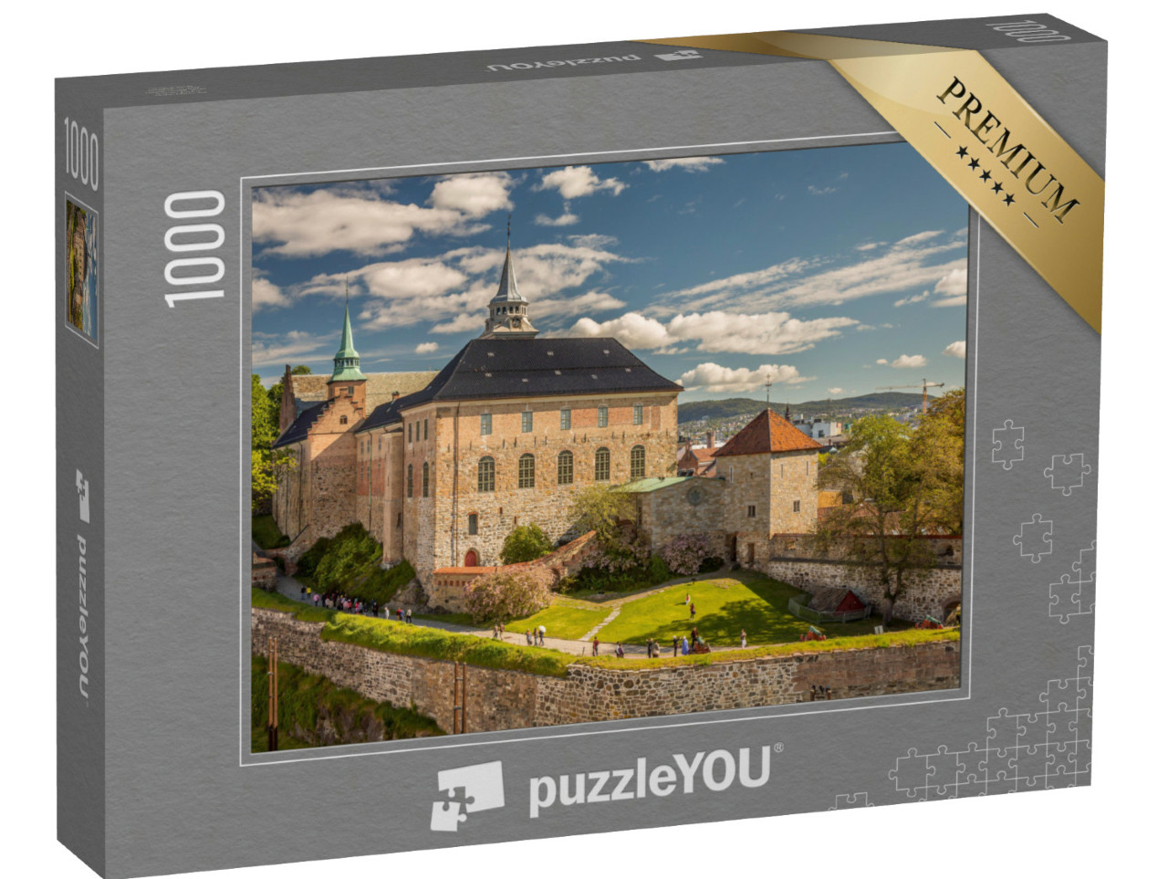 Puzzle 1000 Teile „Festung Akershus von Oslo, Norwegen“