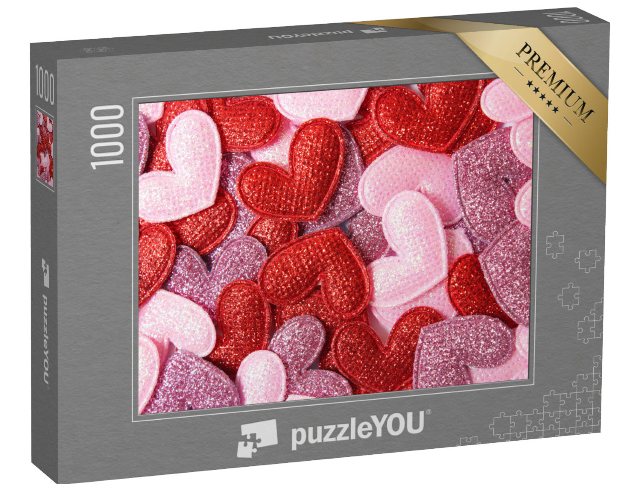 Puzzle 1000 Teile „Herzen zum Valentinstag“