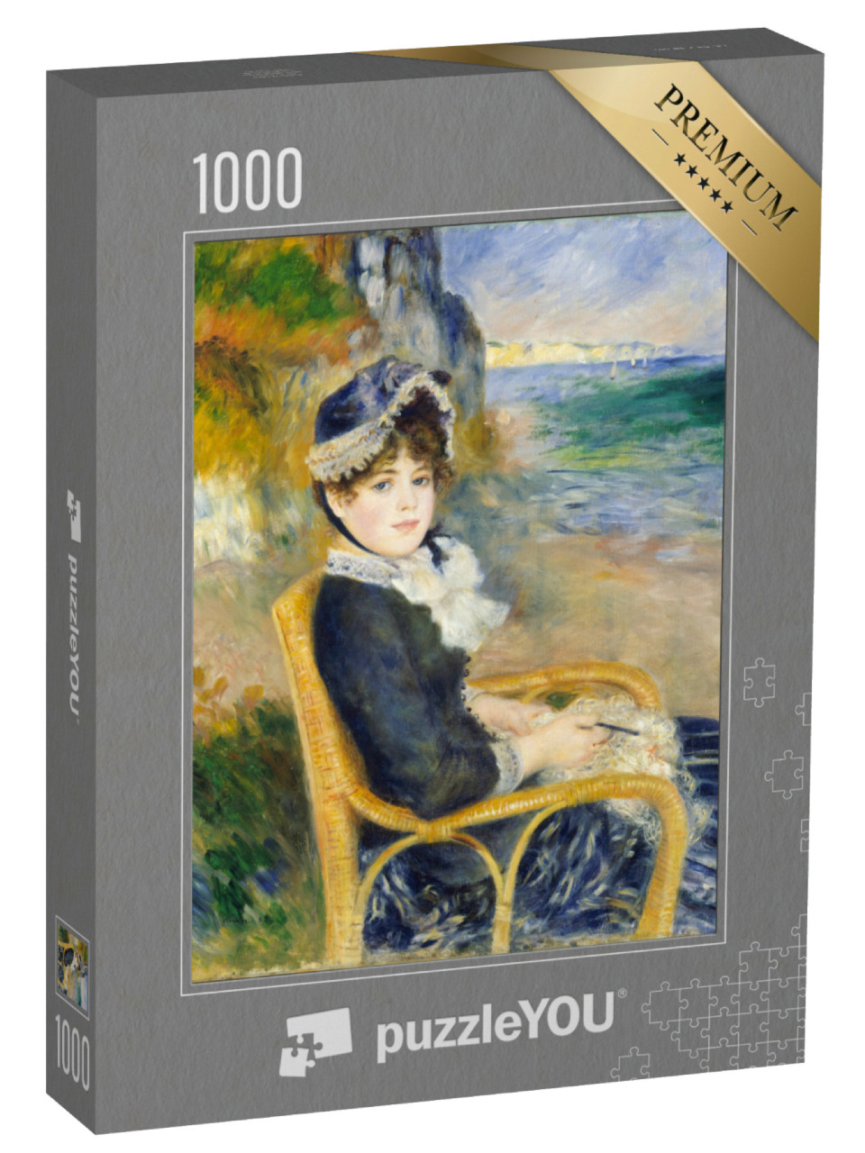 Puzzle 1000 Teile „Auguste Renoir - Am Meeresufer“