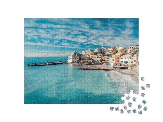 Puzzle 1000 Teile „Bogliasco, ein altes Fischerdorf in Italien“