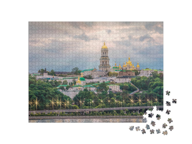 Puzzle 1000 Teile „Pechersk Lawra: das Höhlenkloster von Kiew, Ukraine“