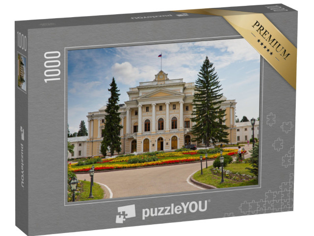Puzzle 1000 Teile „Alter Adelspalast Gut Maryino im Gebiet Kursk, Russland“