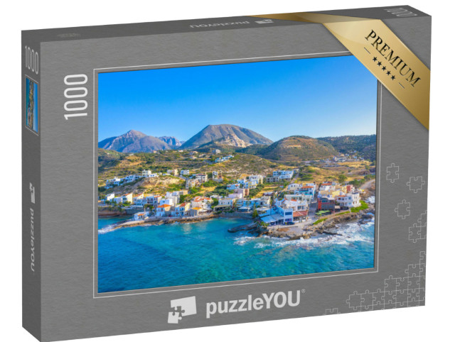 Puzzle 1000 Teile „Kleines traditionelles Fischerdorf von Mochlos, Kreta“