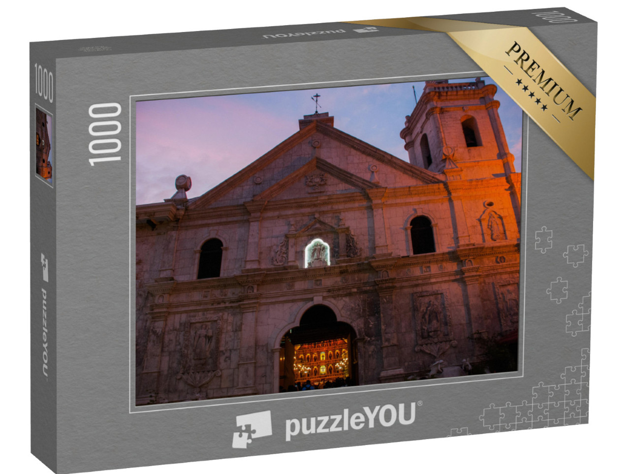 Puzzle 1000 Teile „Die Basilica Minore del Santo Nino, Philippinen“