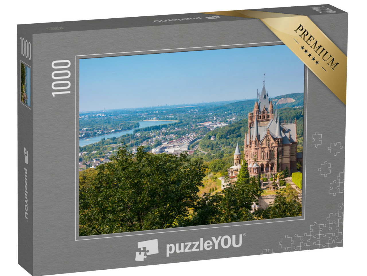 Puzzle 1000 Teile „Schloss Drachenburg bei Bonn, Deutschland“
