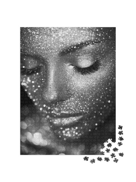 Puzzle 1000 Teile „Design Glitter Make-up “