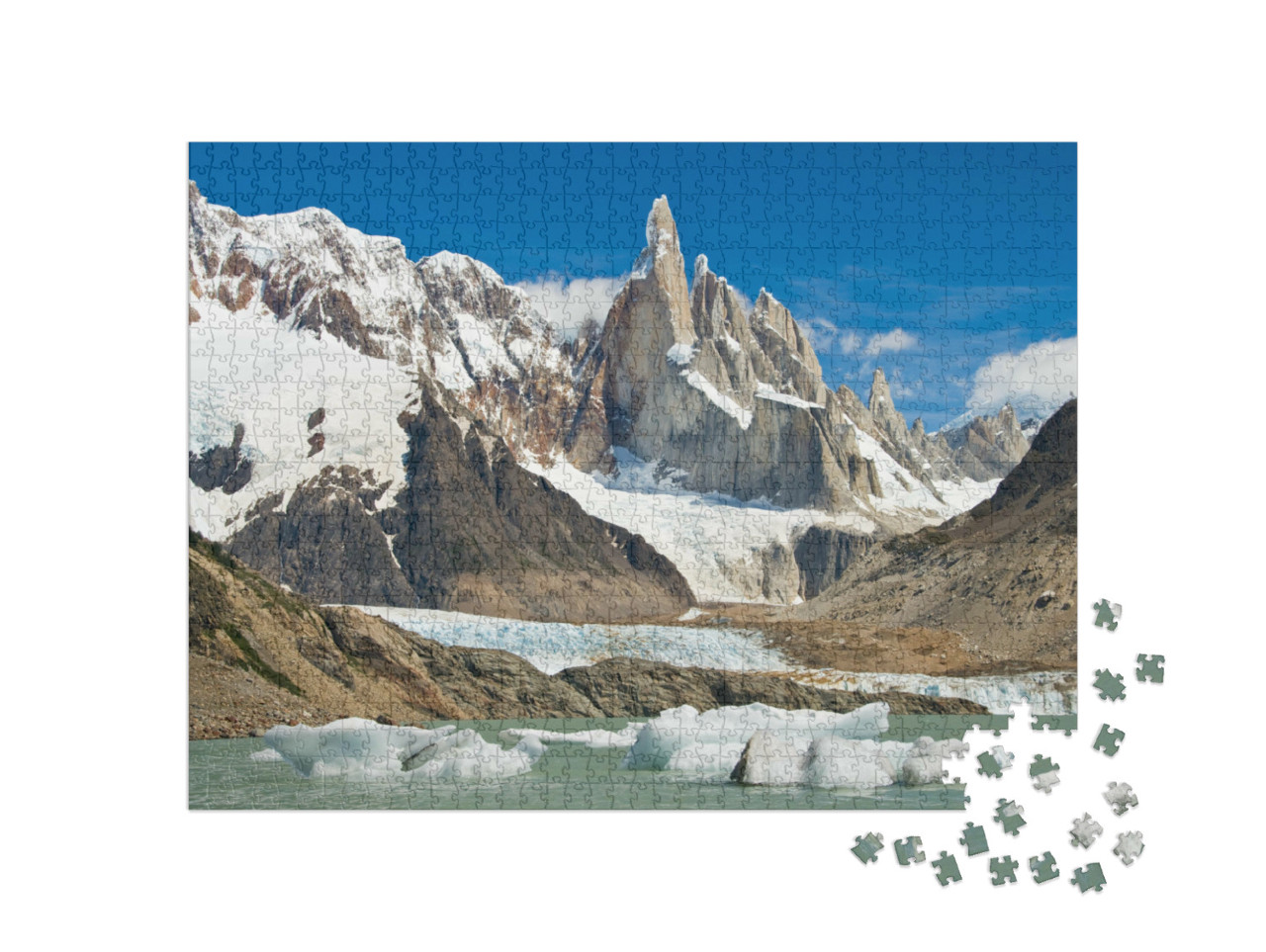 Puzzle 1000 Teile „Cerro Torre, Los Glaciares National Park, Patagonien, Argentinien“