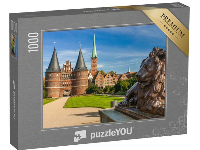 Puzzle 1000 Teile „Hansestadt Lübeck“