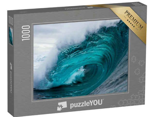 Puzzle 1000 Teile „Riesige Welle im blauen Ozean“
