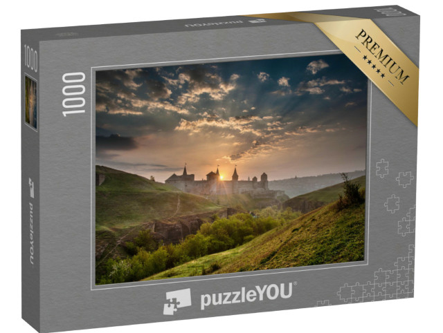 Puzzle 1000 Teile „Festung Kamianets-Podilskyi, Ukraine“