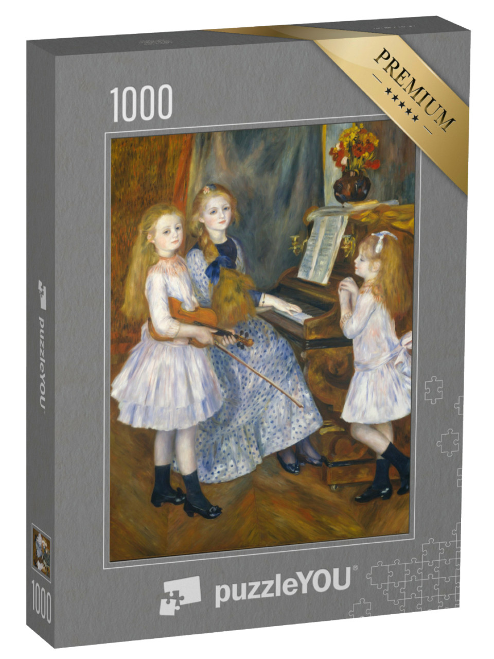 Puzzle 1000 Teile „Auguste Renoir - Die Töchter von Catulle Mendes“