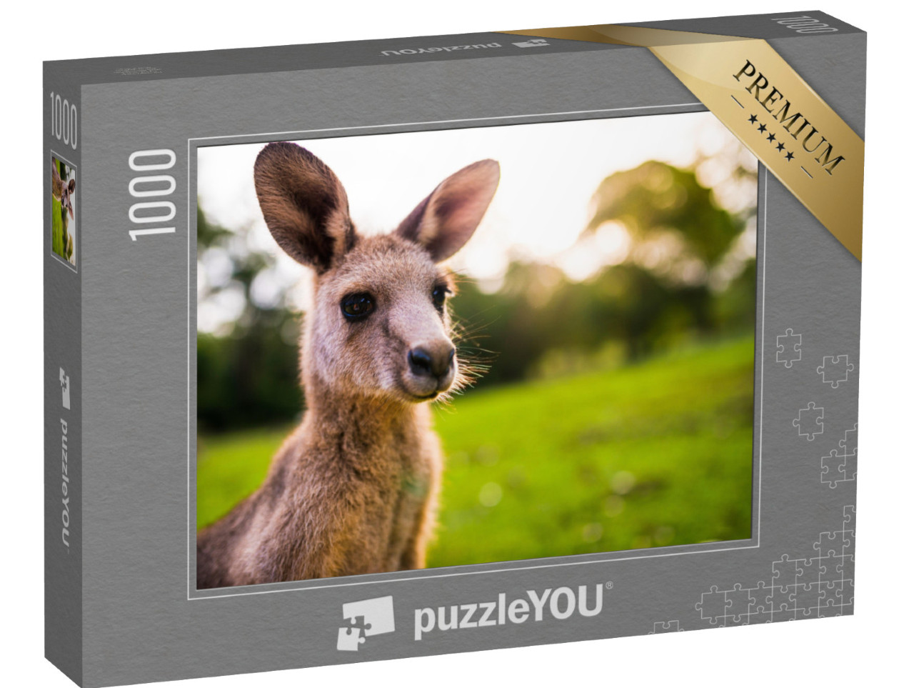 Puzzle 1000 Teile „Junges Känguru an der Ostküste Australiens“