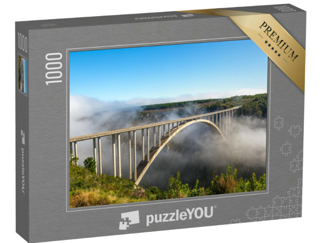 Puzzle 1000 Teile „Für Bungeesprünge berühmte Brücke im Distrikt Garden Route, Südafrika“