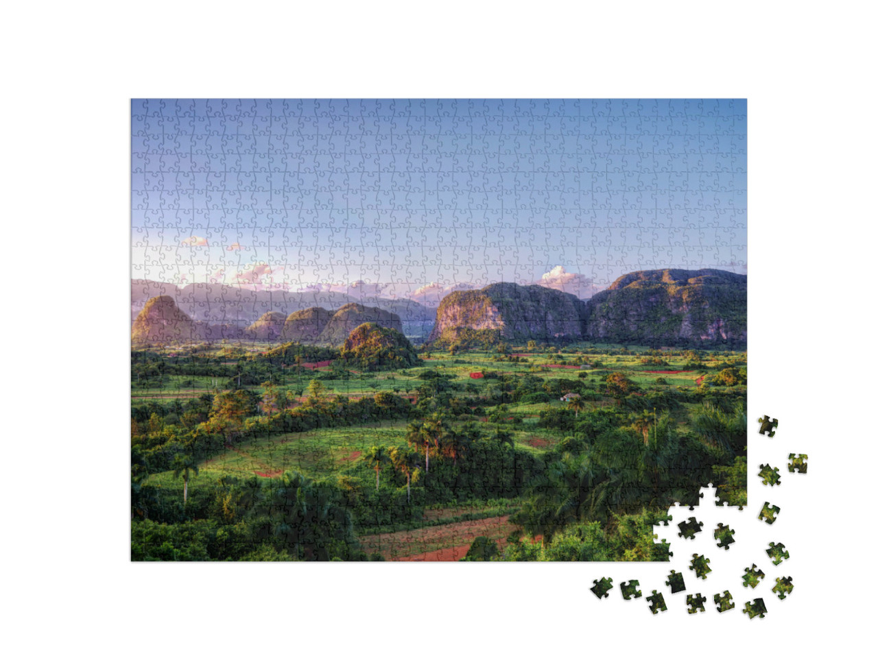 Puzzle 1000 Teile „Kuba Vinales“