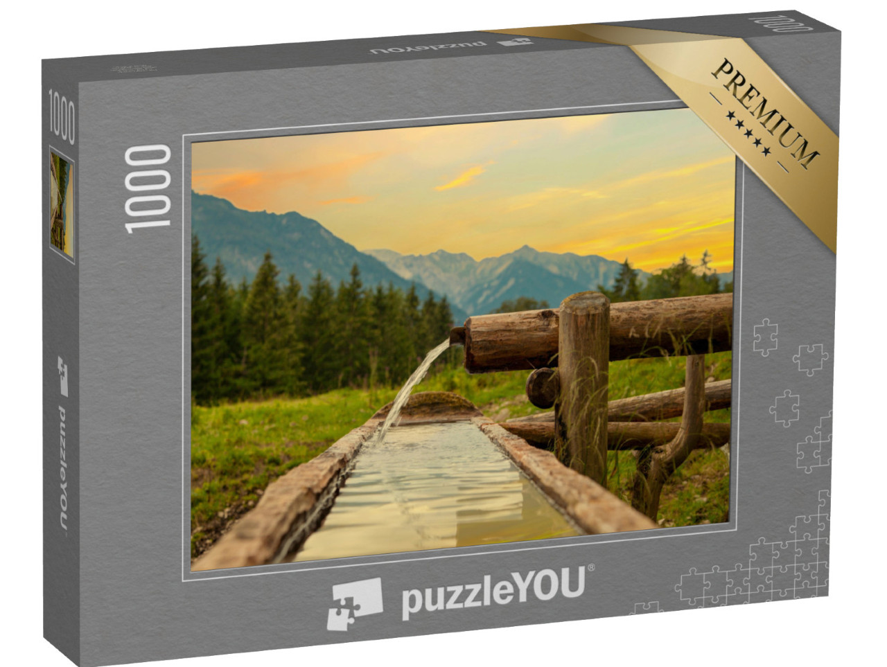 Puzzle 1000 Teile „Idyllische Landschaft im Sommer“