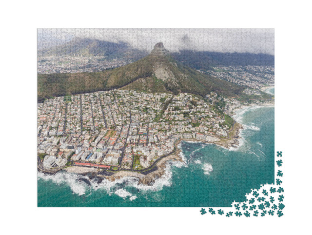 Puzzle 2000 Teile „Kapstadt, Südafrika, aus der Vogelperspekive“