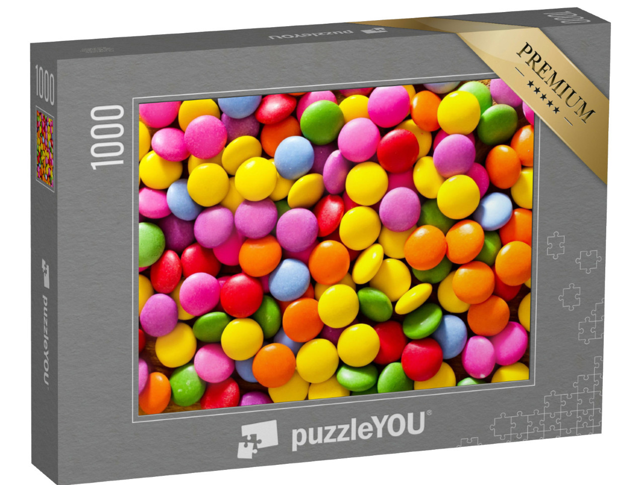 Puzzle 1000 Teile „Farbenfrohe Süßigkeiten “