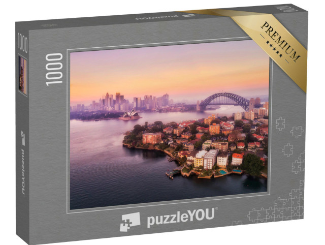 Puzzle 1000 Teile „Sydney mit Hafen und Harbour Bridge“
