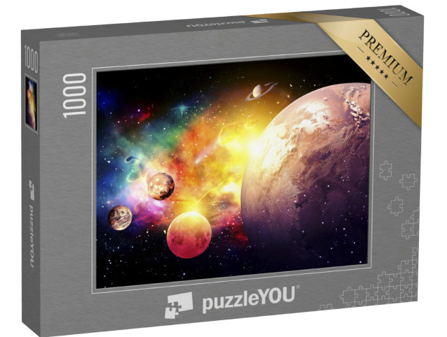 Puzzle 1000 Teile „Planeten der Galaxie “