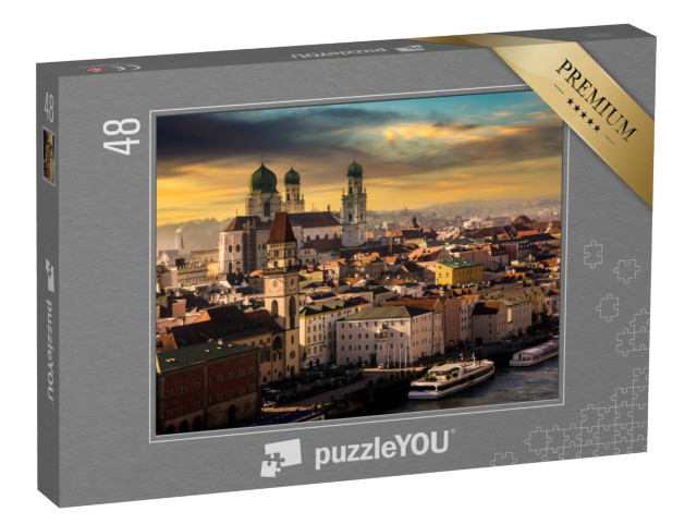 Puzzle 48 Teile „Passau an der Donau, Deutschland“