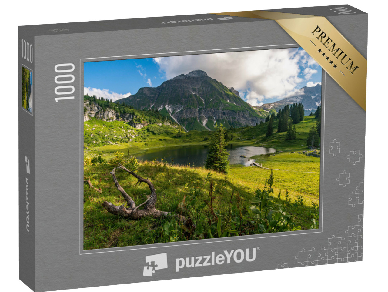 Puzzle 1000 Teile „Fantastische Wanderung im schönen Lechquellengebirge“