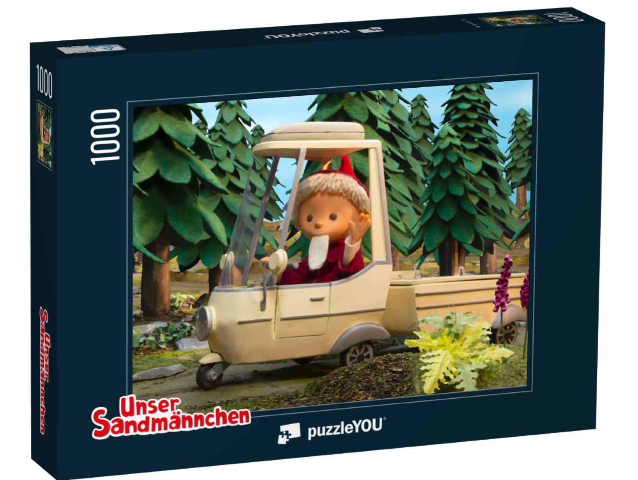 Puzzle 1000 Teile „Unser Sandmännchen: Beim Camping, 2022“