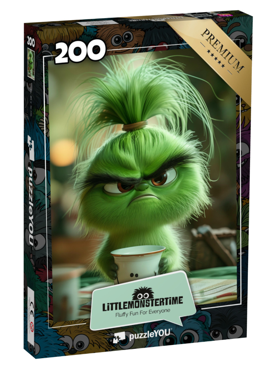 Puzzle 200 Teile „LITTLEMONSTERTIME: Grumpkin“