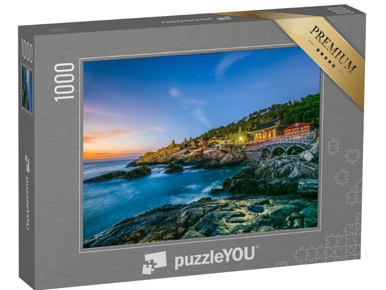 Puzzle 1000 Teile „Haedong Yonggungsa-Tempel in Busan, Südkorea“
