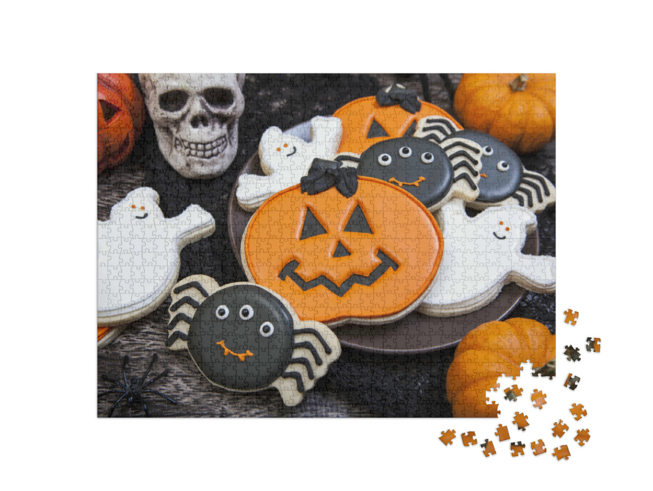 Puzzle 1000 Teile „Halloween-Kekse“