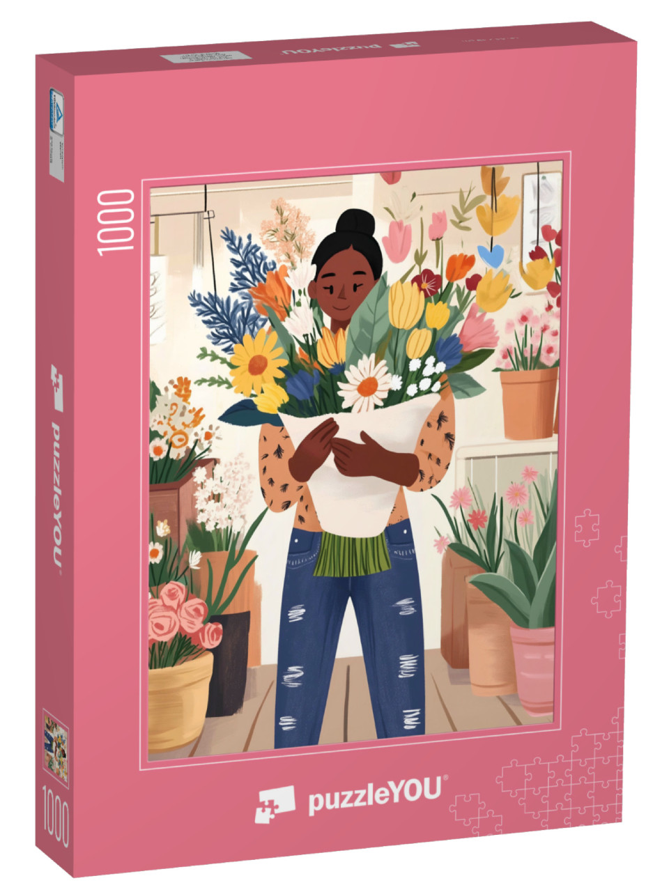 Puzzle 1000 Teile „Selbstliebe: Blumen für mich“