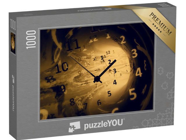 Puzzle 1000 Teile „Zeit, 3D-Illustration“