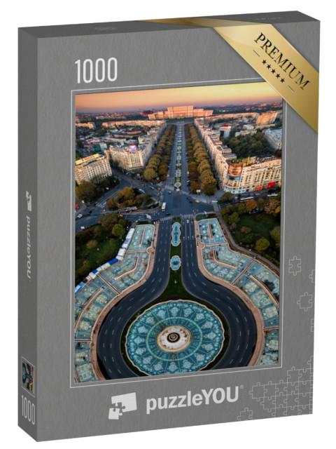 Puzzle 1000 Teile „Bukarest, Hauptstadt von Rumänien“