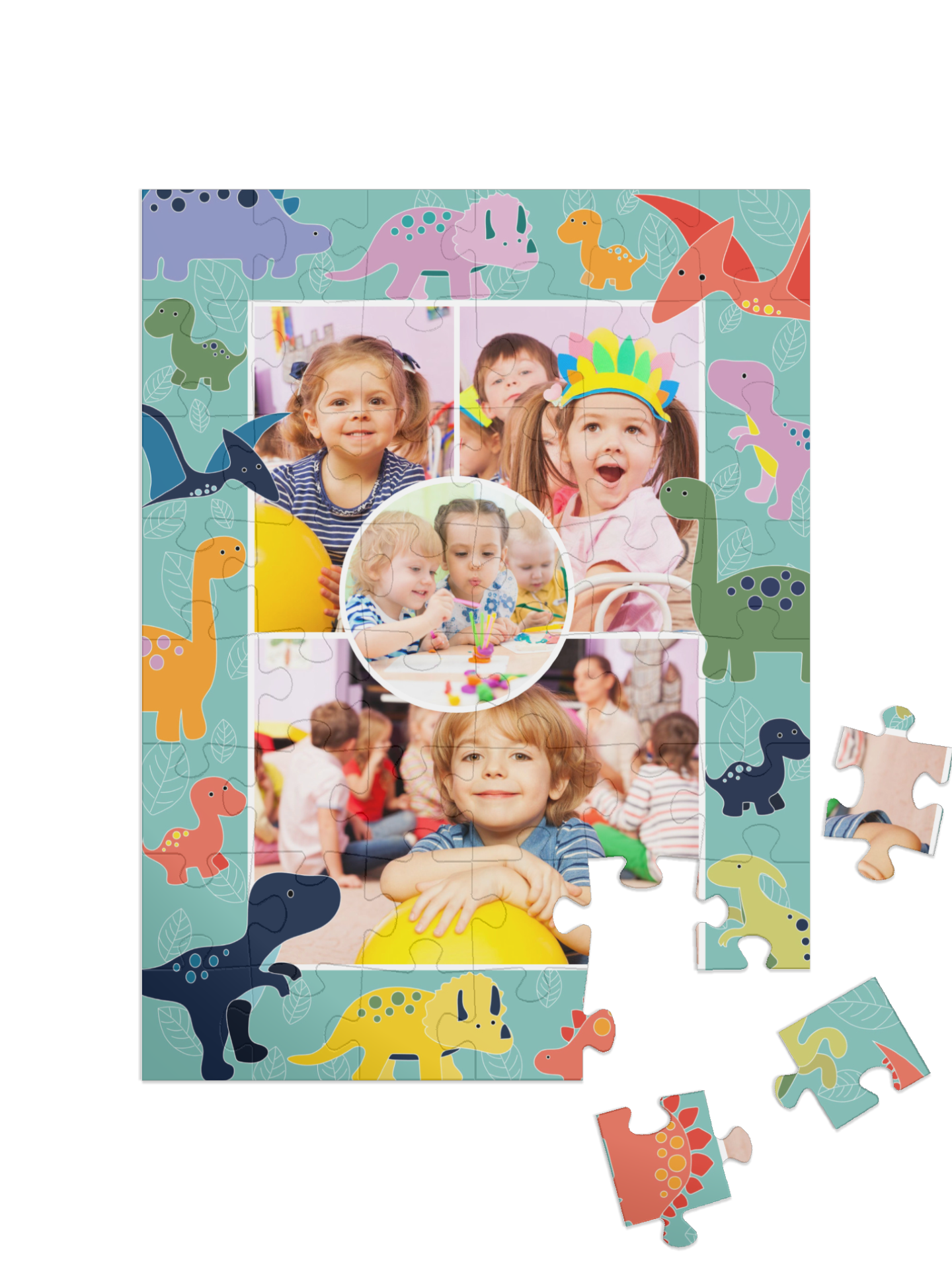 „Farbenspiel“ in Hochformat Collage