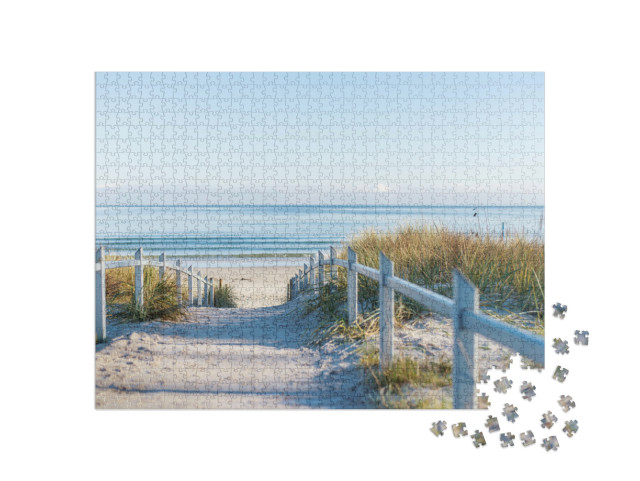 Puzzle 1000 Teile „Ostseestrand auf Deutschlands größter Insel“