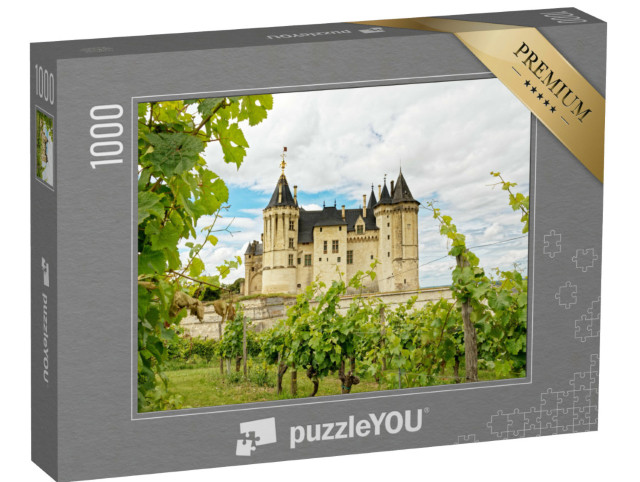 Puzzle 1000 Teile „Schloss Saumur, altes französisches Loire-Schloss “